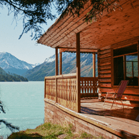 Million Dollar View (Sample Listing, NOT for Rent): View from Deck of the National Forest